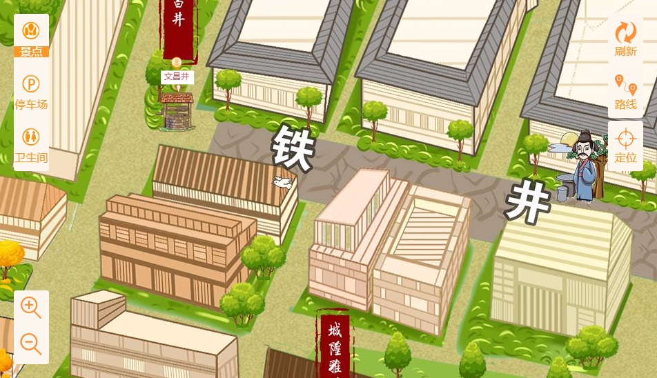 下城智慧景区：手绘地图与语音导览的完美融合