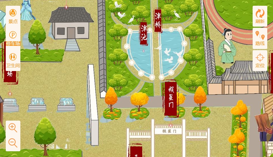 下城手绘地图景区语音讲解导览系统：智慧景区建设的基石